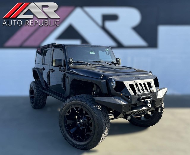 2016 Jeep Wrangler Unlimited 4x4 Rubicon w/lifted suspension at Auto Republic in Fullerton CA