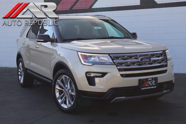 2018 Ford Explorer XLT w/xlt tech, safe and smart, & driver connect packages at Auto Republic in Fullerton CA