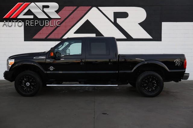 2016 Ford Super Duty F-250 SRW 4X4 Lariat Crew Cab Turbo Diesel w/ultimate package at Auto Republic in Fullerton CA