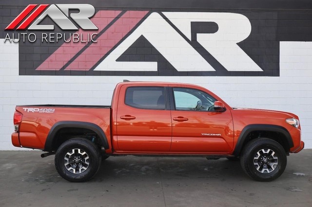 2016 Toyota Tacoma 4X4 TRD Off Road Double Cab W/PREMIUM & TECHNOLOGY PACKAGE at Auto Republic in Orange CA