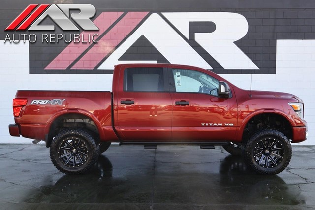 2018 Nissan Titan 4x4 Crew Cab PRO-4X W/LIFTED SUSPENSION at Auto Republic in Cypress CA