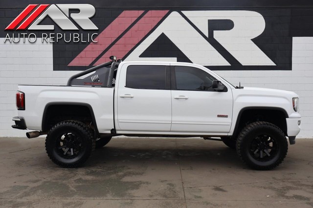 2016 GMC Sierra 1500 4X4 SLT Crew Cab Lifted w/Off Road Wheels and tires at Auto Republic in Cypress CA