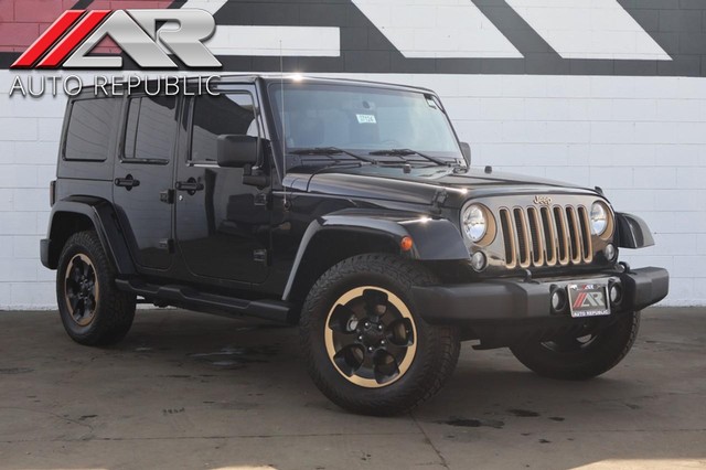 2014 Jeep Wrangler Unlimited 4x4 Dragon Edition w/3 piece hard top at Auto Republic in Fullerton CA