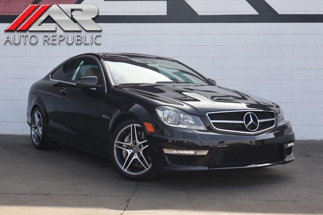 2012 Mercedes-Benz C 63 AMG Coupe w/multimedia package at Auto Republic in Fullerton CA