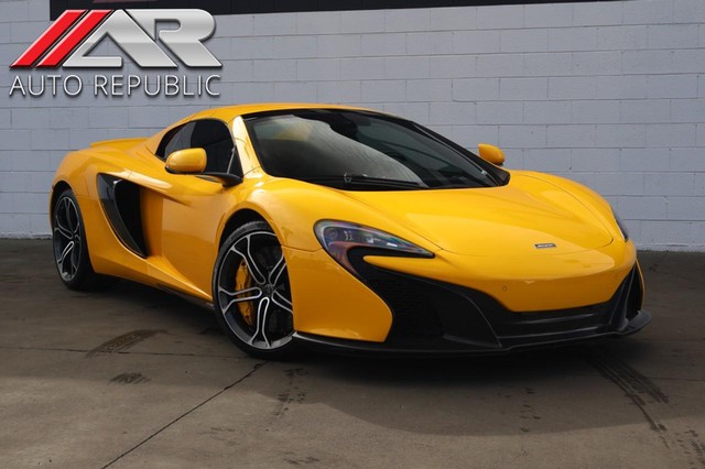 2015 Mclaren 650S 2dr Conv Spider w/all major services just completed at Auto Republic in Fullerton CA