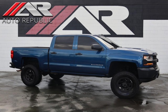 2018 Chevrolet Silverado 1500 2WD CREW CAB WT "LIFTED" at Auto Republic in Cypress CA