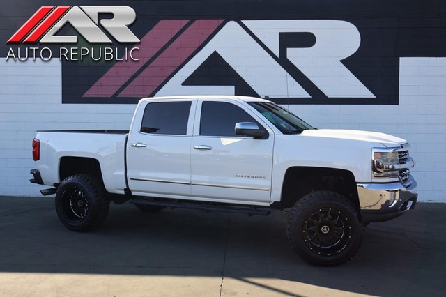 2016 Chevrolet Silverado 1500 LTZ w/1LZ Crew Cab "LIFTED" W/OFF-ROAD WHEELS AND TIRES at Auto Republic in Orange CA