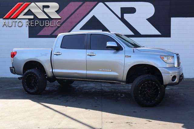 2012 Toyota Tundra 4X4 LTD CrewMax "LIFTED" W/OVERSIZED OFF ROAD WHEELS AND TIRES at Auto Republic in Fullerton CA