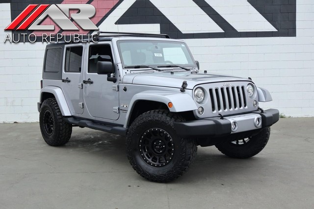 2018 Jeep Wrangler JK Unlimited Sahara at Auto Republic in Fullerton CA