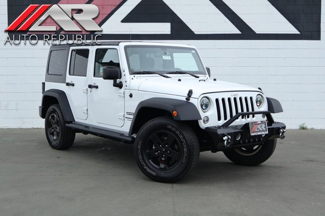 2018 Jeep Wrangler JK Unlimited Sport S at Auto Republic in Fullerton CA
