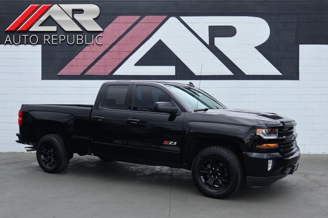 2017 Chevrolet Silverado 1500 LT2 Z71 4X4 DBL CAB V8 ALLSTAR/MIDNIGHT EDITION at Auto Republic in Orange CA