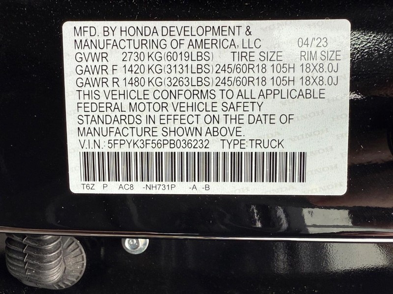 Honda Ridgeline Vehicle Image 27