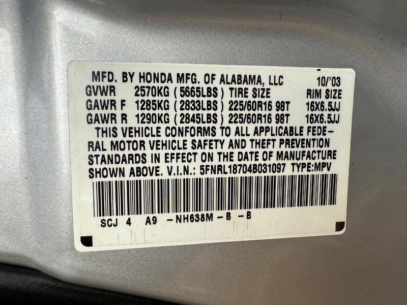 Honda Odyssey Vehicle Image 24