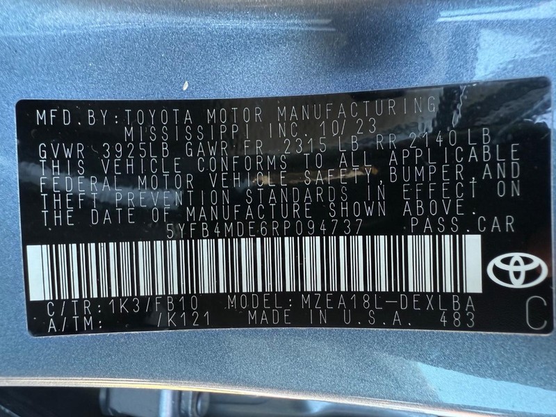 Toyota Corolla Vehicle Image 24