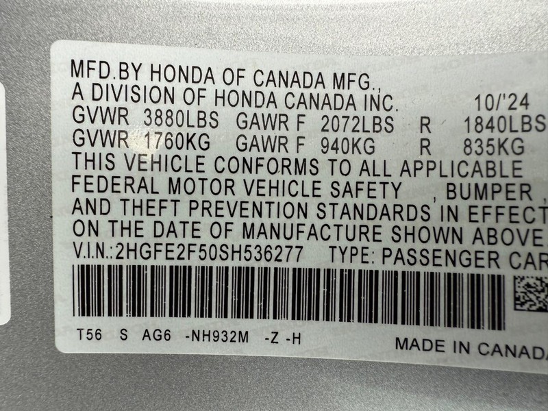 Honda Civic Sedan Vehicle Image 25