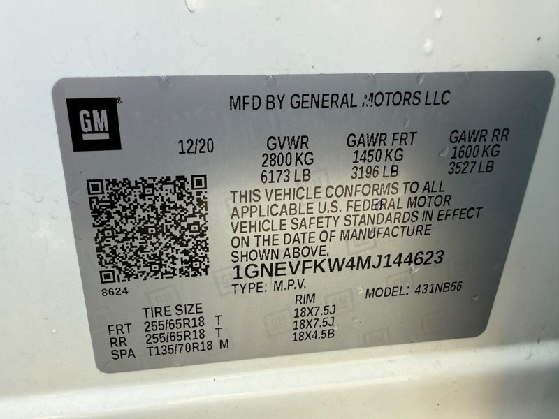 Chevrolet Traverse Vehicle Image 26