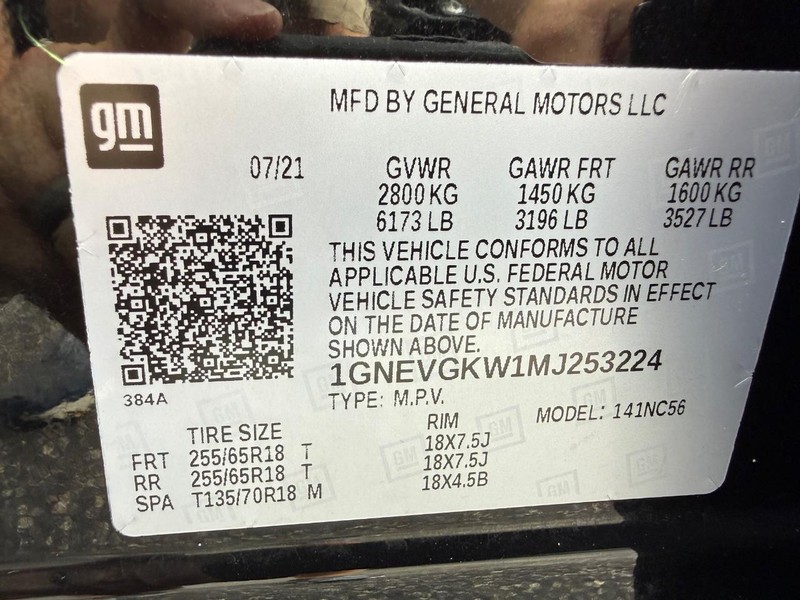 Chevrolet Traverse Vehicle Image 28