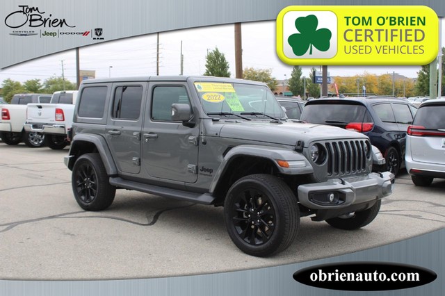 2022 Jeep Wrangler Unlimited Sahara High Altitude at Tom O'Brien Chrysler Jeep Dodge Ram in Indianapolis IN