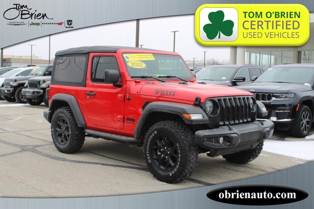 2022 Jeep Wrangler Willys at Tom O'Brien Chrysler Jeep Dodge Ram in Indianapolis IN
