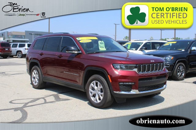 2022 Jeep Grand Cherokee L 4WD Limited at Tom O'Brien Chrysler Jeep Dodge Ram in Indianapolis IN
