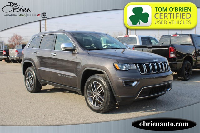 2021 Jeep Grand Cherokee 4WD Limited at Tom O'Brien Chrysler Jeep Dodge Ram in Indianapolis IN