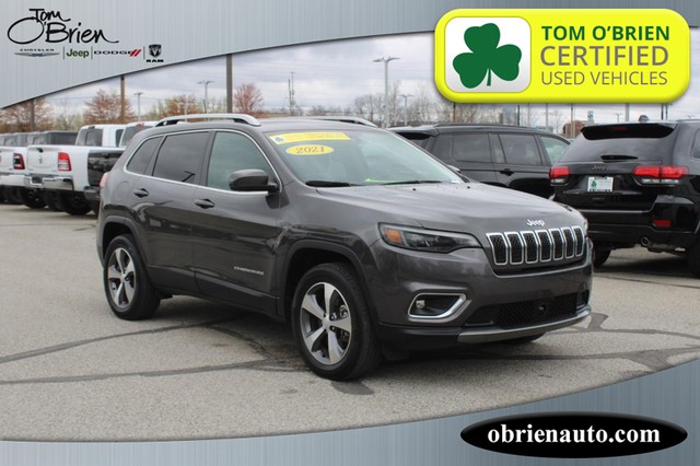 2021 Jeep Cherokee 4WD Limited at Tom O'Brien Chrysler Jeep Dodge Ram in Indianapolis IN