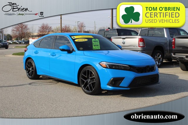 2022 Honda Civic Hatchback Sport Touring at Tom O'Brien Chrysler Jeep Dodge Ram in Indianapolis IN