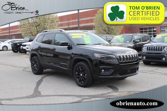 2021 Jeep Cherokee 4WD Latitude Lux at Tom O'Brien Chrysler Jeep Dodge Ram in Indianapolis IN