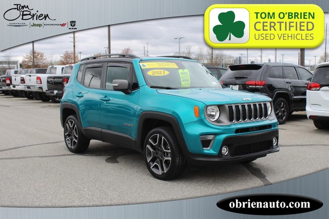 2021 Jeep Renegade 4WD Limited at Tom O'Brien Chrysler Jeep Dodge Ram in Indianapolis IN