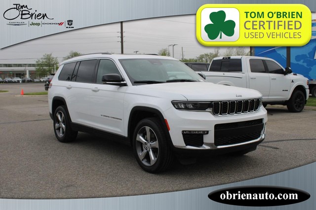 2021 Jeep Grand Cherokee L 4WD Limited at Tom O'Brien Chrysler Jeep Dodge Ram in Indianapolis IN