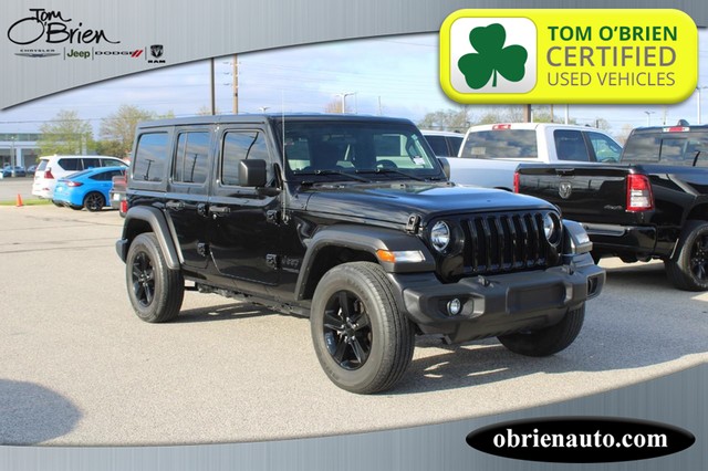 2020 Jeep Wrangler Unlimited Sport Altitude at Tom O'Brien Chrysler Jeep Dodge Ram in Indianapolis IN