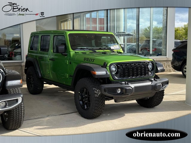 2025 Jeep Wrangler Willys at Tom O'Brien Chrysler Jeep Dodge Ram in Indianapolis IN