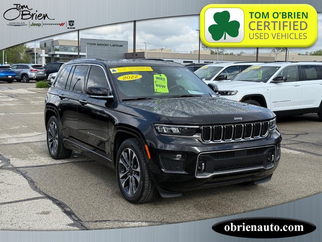 2022 Jeep Grand Cherokee 4WD Overland at Tom O'Brien Chrysler Jeep Dodge Ram in Indianapolis IN