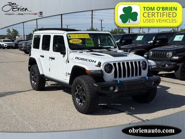 2022 Jeep Wrangler 4xe Unlimited Rubicon at Tom O'Brien Chrysler Jeep Dodge Ram in Indianapolis IN