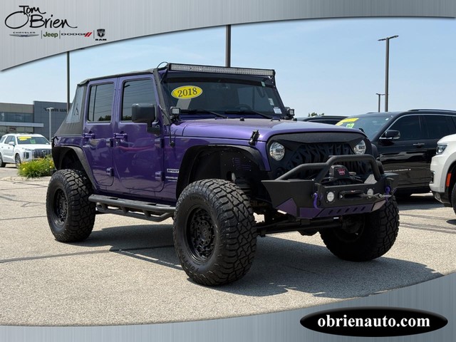 2018 Jeep Wrangler JK Unlimited Sport S at Tom O'Brien Chrysler Jeep Dodge Ram in Indianapolis IN