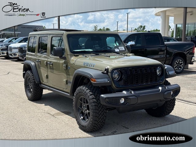 2025 Jeep Wrangler 4xe Willys at Tom O'Brien Chrysler Jeep Dodge Ram in Indianapolis IN