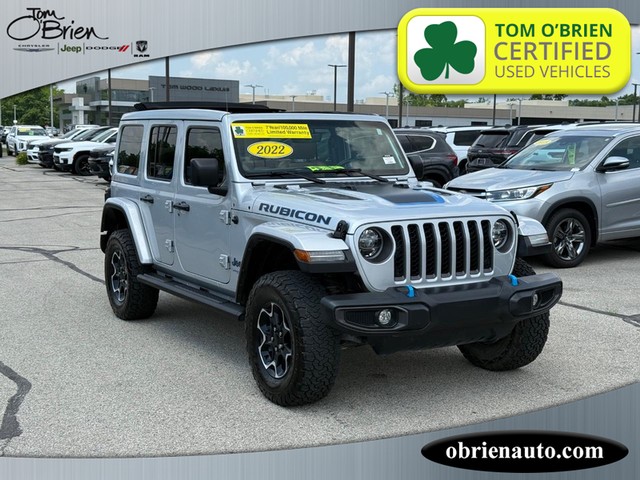 2022 Jeep Wrangler 4xe Unlimited Rubicon at Tom O'Brien Chrysler Jeep Dodge Ram in Indianapolis IN