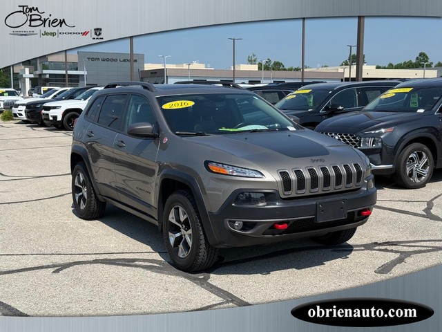 2016 Jeep Cherokee 4WD Trailhawk at Tom O'Brien Chrysler Jeep Dodge Ram in Indianapolis IN