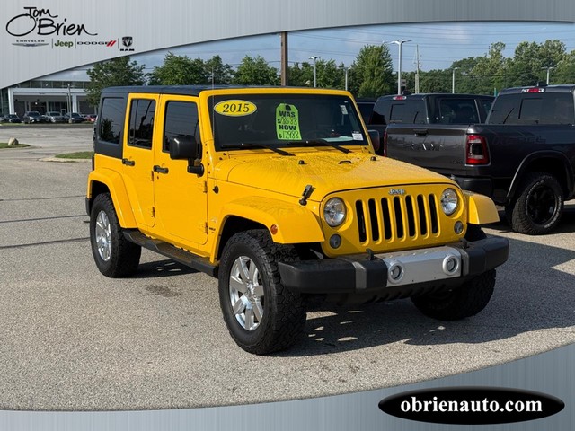 2015 Jeep Wrangler Unlimited Sahara at Tom O'Brien Chrysler Jeep Dodge Ram in Indianapolis IN