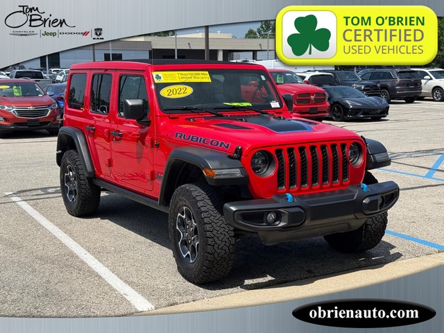 2022 Jeep Wrangler 4xe Unlimited Rubicon at Tom O'Brien Chrysler Jeep Dodge Ram in Indianapolis IN