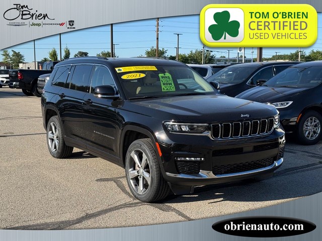 2021 Jeep Grand Cherokee L 4WD Limited at Tom O'Brien Chrysler Jeep Dodge Ram in Indianapolis IN