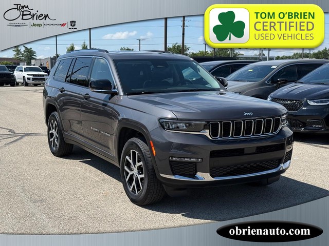 2023 Jeep Grand Cherokee L 4WD Limited at Tom O'Brien Chrysler Jeep Dodge Ram in Indianapolis IN