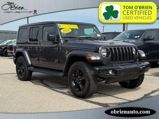 2021 Jeep Wrangler Sahara Altitude at Tom O'Brien Chrysler Jeep Dodge Ram in Indianapolis IN