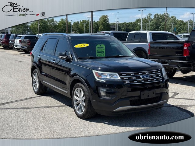 2016 Ford Explorer Limited at Tom O'Brien Chrysler Jeep Dodge Ram in Indianapolis IN