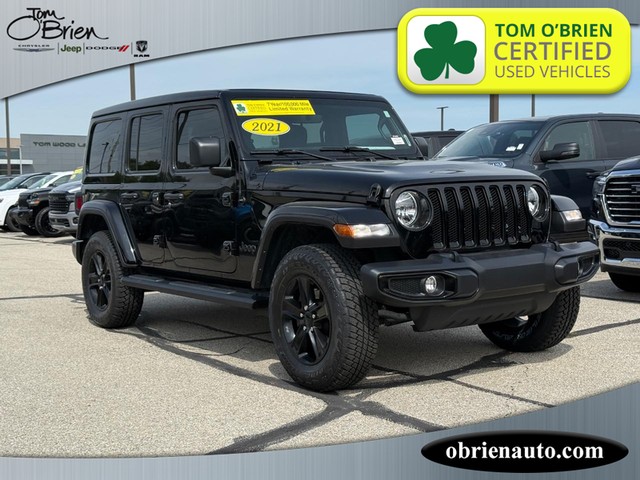 2021 Jeep Wrangler Sahara Altitude at Tom O'Brien Chrysler Jeep Dodge Ram in Indianapolis IN