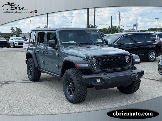 2025 Jeep Wrangler Willys at Tom O'Brien Chrysler Jeep Dodge Ram in Indianapolis IN