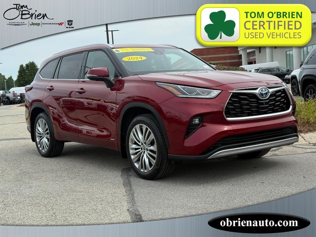 2024 Toyota Highlander Hybrid Platinum at Tom O'Brien Chrysler Jeep Dodge Ram in Indianapolis IN