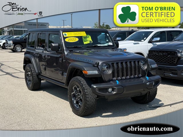 2022 Jeep Wrangler 4xe Unlimited Rubicon at Tom O'Brien Chrysler Jeep Dodge Ram in Indianapolis IN