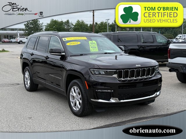 2022 Jeep Grand Cherokee L 4WD Limited at Tom O'Brien Chrysler Jeep Dodge Ram in Indianapolis IN