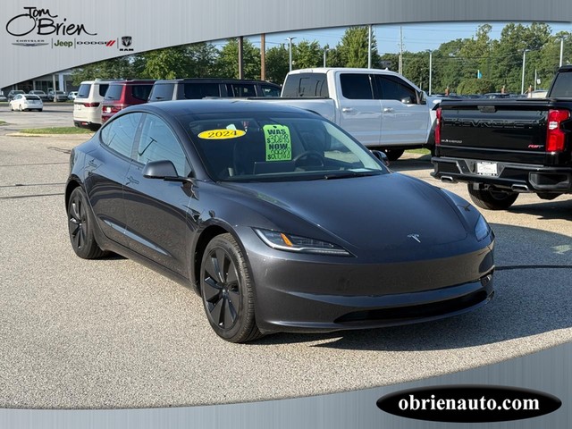 2024 Tesla Model 3 RWD at Tom O'Brien Chrysler Jeep Dodge Ram in Indianapolis IN